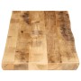 Solid mango wood table top with natural edge, 110x40x3.8 cm by , Table tops - Ref: Foro24-370685, Price: 72,99 €, Discount: %