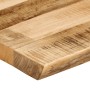 Solid mango wood table top with natural edge, 110x40x3.8 cm by , Table tops - Ref: Foro24-370685, Price: 72,99 €, Discount: %