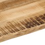 Massivholz-Tischplatte mit natürlicher Kante aus Mangoholz 110x40x3,8 cm. von , Tischplatten - Ref: Foro24-370685, Preis: 72,...