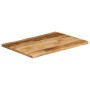 Solid mango wood table top with natural edge, 70x60x3.8 cm by , Table tops - Ref: Foro24-370691, Price: 70,49 €, Discount: %