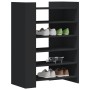 Mueble zapatero madera de ingeniería negro 74,5x37,5x100 cm de , Zapateros y organizadores de calzado - Ref: Foro24-848431, P...