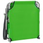 Tumbona con toldo de acero verde de vidaXL, Tumbonas - Ref: Foro24-310335, Precio: 73,40 €, Descuento: %