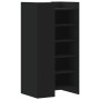 Engineered wood shoe cabinet in black, 52x37.5x100 cm by , Shoe racks and shoe organizers - Ref: Foro24-848438, Price: 89,62 ...