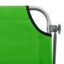 Tumbona con toldo de acero verde de vidaXL, Tumbonas - Ref: Foro24-310335, Precio: 73,40 €, Descuento: %