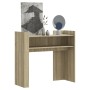 Mesa consola de madera de ingeniería roble Sonoma 100x35x90 cm de , Mesas auxiliares - Ref: Foro24-848467, Precio: 67,54 €, D...