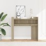 Mesa consola de madera de ingeniería roble Sonoma 100x35x90 cm de , Mesas auxiliares - Ref: Foro24-848467, Precio: 74,99 €, D...