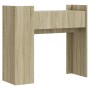 Mesa consola de madera de ingeniería roble Sonoma 100x35x90 cm de , Mesas auxiliares - Ref: Foro24-848467, Precio: 74,99 €, D...