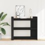 Black engineered wood console table 100x35x90 cm by , Side tables - Ref: Foro24-848473, Price: 89,99 €, Discount: %