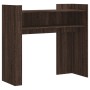 Engineered wood brown oak console table 100x35x90 cm by , Side tables - Ref: Foro24-848471, Price: 76,51 €, Discount: %