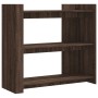 Engineered wood brown oak console table 100x35x90 cm by , Side tables - Ref: Foro24-848478, Price: 80,84 €, Discount: %