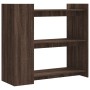 Engineered wood brown oak console table 100x35x90 cm by , Side tables - Ref: Foro24-848478, Price: 80,84 €, Discount: %