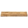 Solid mango wood natural edge table top 80x40x2.5 cm by , Table tops - Ref: Foro24-370658, Price: 47,42 €, Discount: %