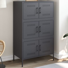 Anthracite gray steel sideboard 68x39x113 cm by , Sideboards - Ref: Foro24-842960, Price: 253,99 €, Discount: %