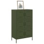 Olive green steel sideboard 68x39x113 cm by , Sideboards - Ref: Foro24-842962, Price: 191,49 €, Discount: %