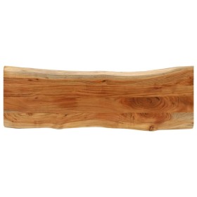 Rectangular acacia wood board with live edge 140x40x3.8 cm by , Table tops - Ref: Foro24-370639, Price: 100,99 €, Discount: %