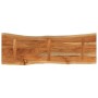 Rectangular acacia wood board with live edge 140x40x3.8 cm by , Table tops - Ref: Foro24-370639, Price: 100,64 €, Discount: %