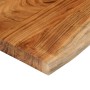 Rectangular acacia wood board with live edge 140x40x3.8 cm by , Table tops - Ref: Foro24-370639, Price: 100,64 €, Discount: %