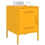 Mesitas de noche 2 uds acero amarillo mostaza 36x39x50,5 cm de , Mesitas de noche - Ref: Foro24-842917, Precio: 119,83 €, Des...