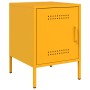 Mesitas de noche 2 uds acero amarillo mostaza 36x39x50,5 cm de , Mesitas de noche - Ref: Foro24-842917, Precio: 119,83 €, Des...