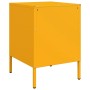 Mesitas de noche 2 uds acero amarillo mostaza 36x39x50,5 cm de , Mesitas de noche - Ref: Foro24-842917, Precio: 119,83 €, Des...