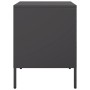 Black steel bedside table 36x39x50.5 cm by , Nightstands - Ref: Foro24-842922, Price: 85,52 €, Discount: %