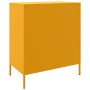 Mustard yellow steel sideboard 68x39x79 cm by , Sideboards - Ref: Foro24-842955, Price: 139,26 €, Discount: %