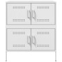 Weißer Stahlschrank 68x39x79 cm von , Sideboards - Ref: Foro24-842957, Preis: 139,26 €, Rabatt: %