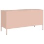 TV stand made of cold-rolled steel in pink, measuring 100.5x39x50.5 cm. by , TV Furniture - Ref: Foro24-843037, Price: 154,75...