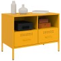 TV furniture 2 pieces, cold yellow laminated steel, 68x39x50.5 cm by , TV Furniture - Ref: Foro24-843049, Price: 222,00 €, Di...