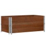 Solid pine wood planter in brown, 100x50 cm by , Pots and planters - Ref: Foro24-3295394, Price: 55,99 €, Discount: %