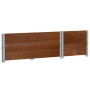 Solid pine wood planter in brown, 100x50 cm by , Pots and planters - Ref: Foro24-3295394, Price: 55,99 €, Discount: %