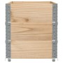 Jardinera de madera maciza de pino 100x50 cm de , Maceteros y jardineras - Ref: Foro24-3295427, Precio: 78,99 €, Descuento: %