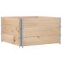 Jardinera de madera maciza de pino 100x100 cm de , Maceteros y jardineras - Ref: Foro24-3295431, Precio: 97,47 €, Descuento: %