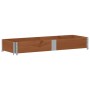 Jardinera de madera maciza de pino marrón 150x50 cm de , Maceteros y jardineras - Ref: Foro24-3295406, Precio: 45,06 €, Descu...