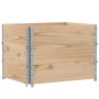 Jardinera de madera maciza de pino 80x60 cm de , Maceteros y jardineras - Ref: Foro24-3295419, Precio: 73,76 €, Descuento: %