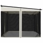 Cenador con paredes de malla acero crema 3x3 m de , Carpas y cenadores - Ref: Foro24-4003908, Precio: 354,77 €, Descuento: %