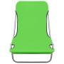 Folding sun loungers 2 units steel and green fabric by vidaXL, Loungers - Ref: Foro24-310343, Price: 84,76 €, Discount: %