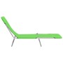 Folding sun loungers 2 units steel and green fabric by vidaXL, Loungers - Ref: Foro24-310343, Price: 84,76 €, Discount: %