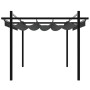 Garden gazebo with retractable anthracite aluminum roof 3x3 m by , Tents and gazebos - Ref: Foro24-4003969, Price: 516,99 €, ...