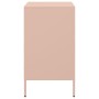 Cold-rolled steel pink bedside table 36x39x68 cm by , Nightstands - Ref: Foro24-843068, Price: 81,43 €, Discount: %