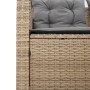 L-shaped garden sofa with table and beige PE rattan cushions by , Garden sets - Ref: Foro24-369030, Price: 371,20 €, Discount: %