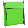 Folding sun loungers 2 units steel and green fabric by vidaXL, Loungers - Ref: Foro24-310343, Price: 84,76 €, Discount: %