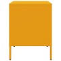 Bedside tables 2 units mustard yellow steel 36x39x50.5 cm by , Nightstands - Ref: Foro24-842929, Price: 214,99 €, Discount: %