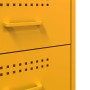 Bedside tables 2 units mustard yellow steel 36x39x50.5 cm by , Nightstands - Ref: Foro24-842929, Price: 214,99 €, Discount: %