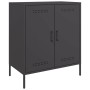 Black steel sideboard 68x39x79 cm by , Sideboards - Ref: Foro24-842976, Price: 170,99 €, Discount: %