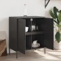 Aparador de acero negro 68x39x79 cm de , Aparadores - Ref: Foro24-842976, Precio: 170,99 €, Descuento: %