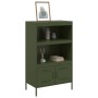 Aparador de acero verde oliva 68x39x113 cm de , Aparadores - Ref: Foro24-842974, Precio: 214,99 €, Descuento: %