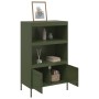 Aparador de acero verde oliva 68x39x113 cm de , Aparadores - Ref: Foro24-842974, Precio: 214,99 €, Descuento: %