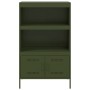 Aparador de acero verde oliva 68x39x113 cm de , Aparadores - Ref: Foro24-842974, Precio: 214,99 €, Descuento: %