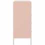 Aparador de acero rosa 68x39x89 cm de , Aparadores - Ref: Foro24-842983, Precio: 198,99 €, Descuento: %